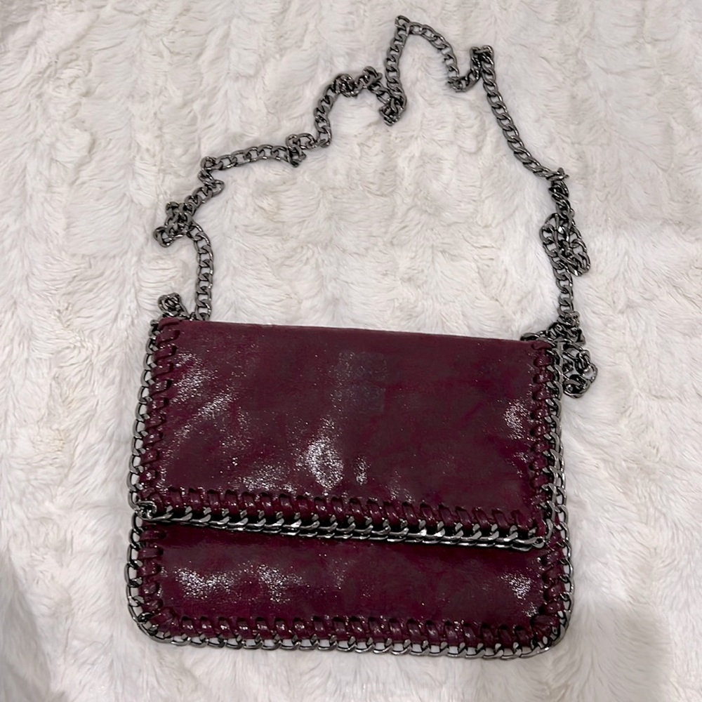 CHAIN TRIM CLUTCH/Crossbody‎ Bag